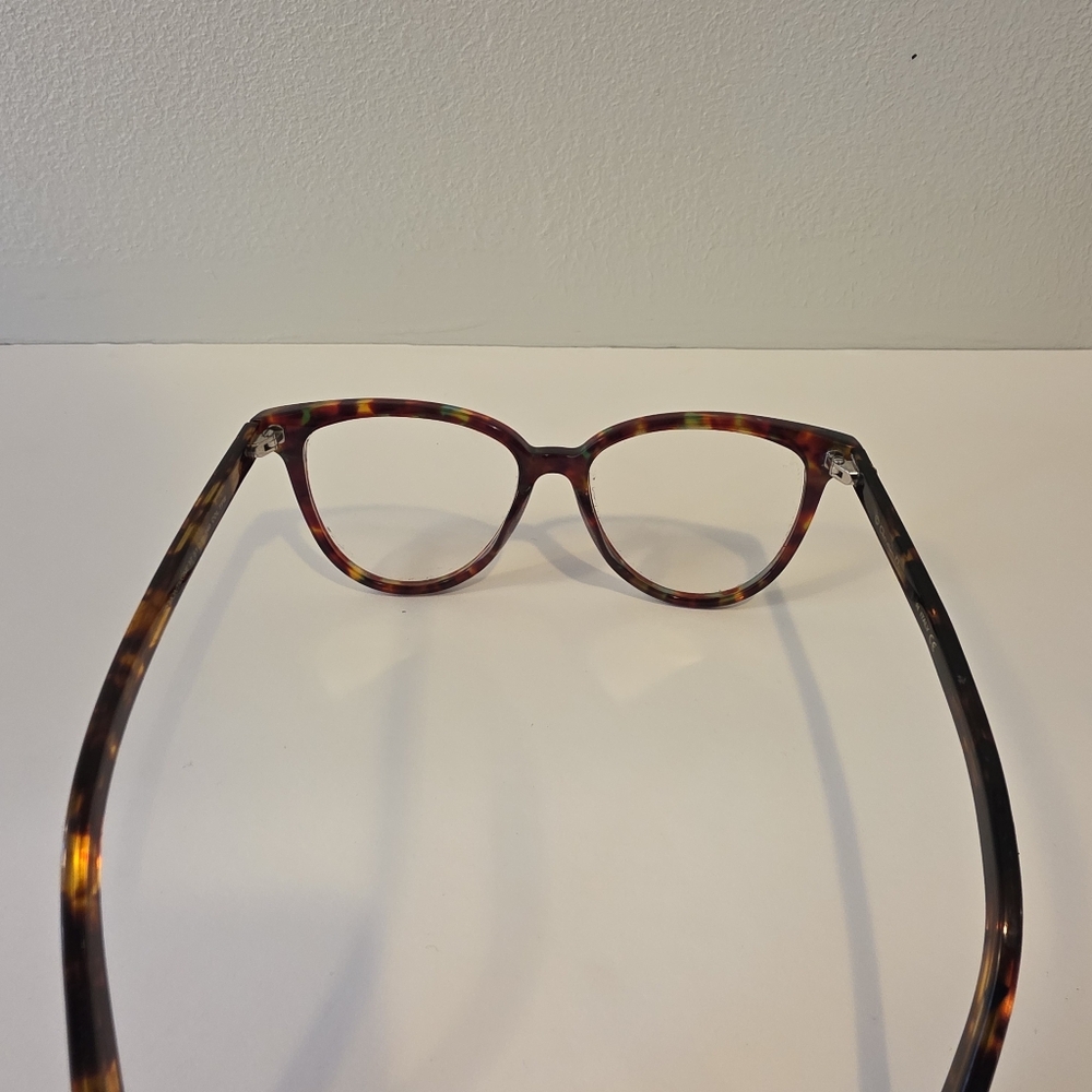 Authentic Christian Dior Montaigne 17 Cat-Eye Eyeglasses Tortoise Shell 51-16-14 - Picture 7 of 8